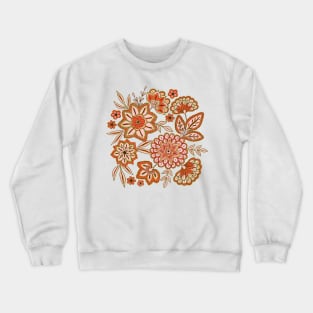 Pretty boho flowers - Cream Crewneck Sweatshirt